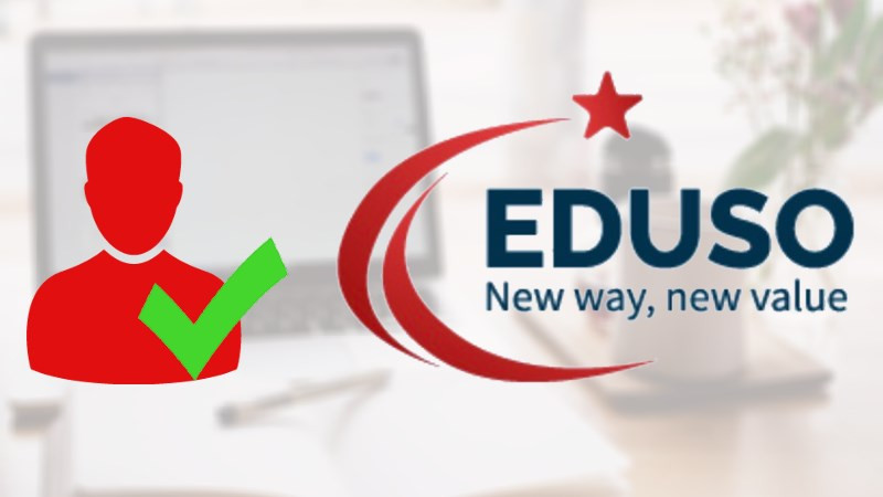 Đăng nhập Eduso.vn trên máy tính