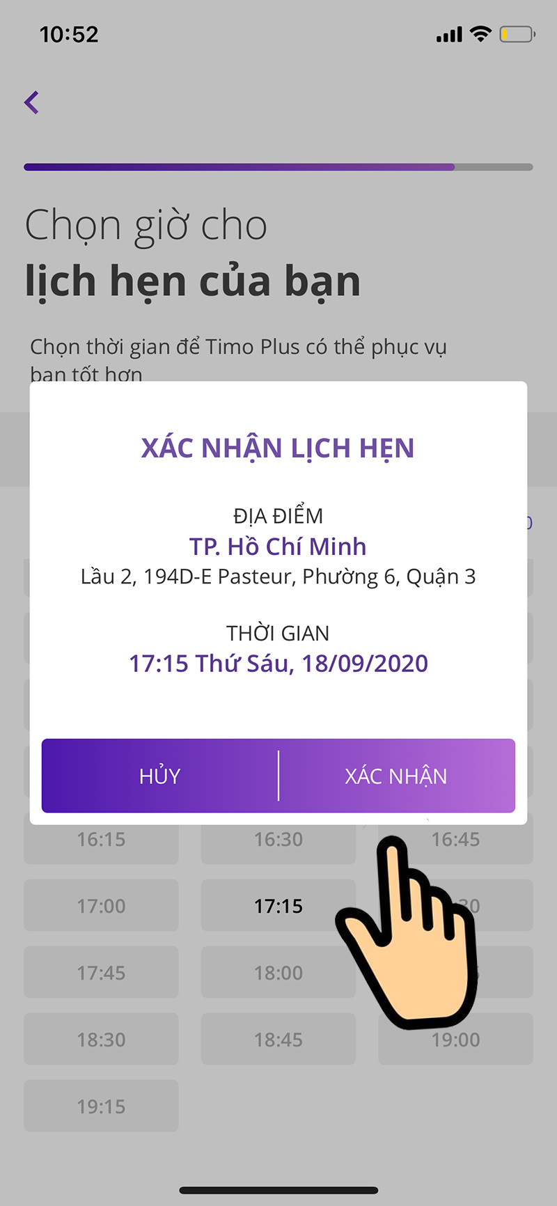 Đặt lịch hẹn