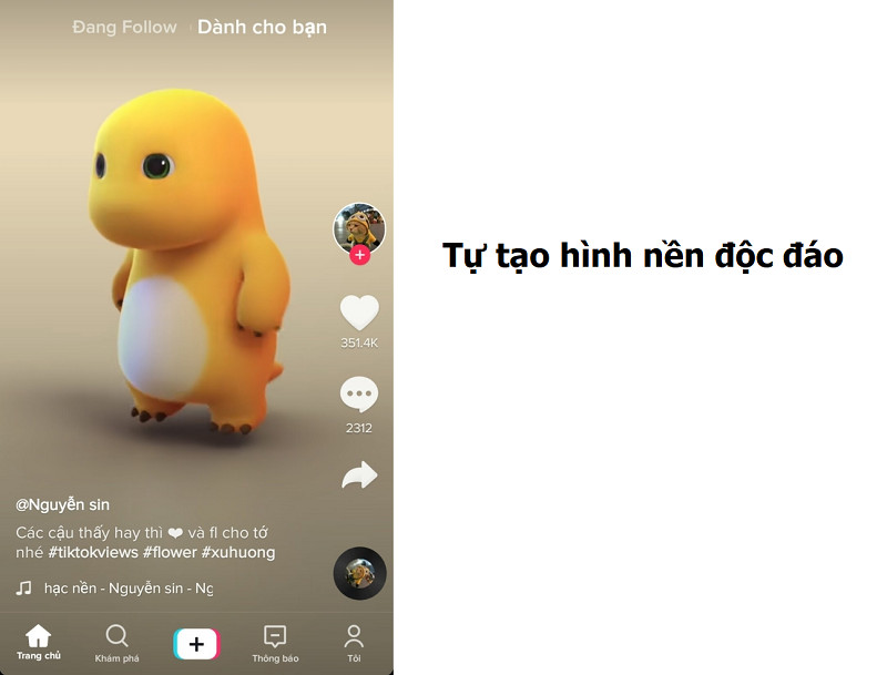 Đặt video TikTok làm hình nền