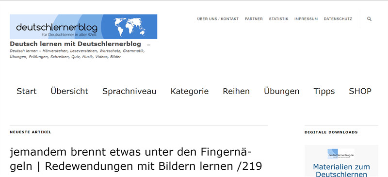 deutschlernerblog.de - Web học tiếng Đức online