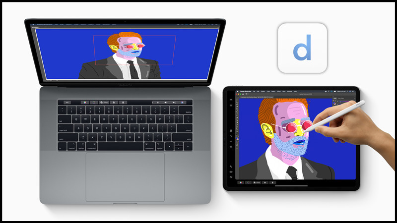 Duet Display dùng như bảng vẽ điện tử