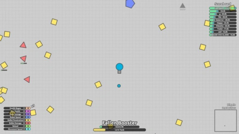 Cẩm nang Diep.io: Từ newbie đến cao thủ xe tăng