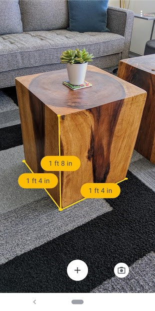 Giao diện ứng dụng MEASURE