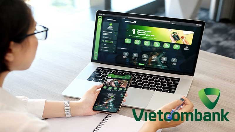 Giao diện ứng dụng VCB Digibank