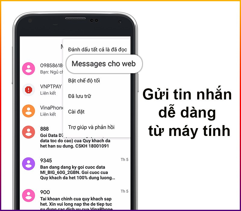 Gửi tin nhắn dễ d&agrave;ng từ m&aacute;y t&iacute;nh&nbsp;&nbsp;