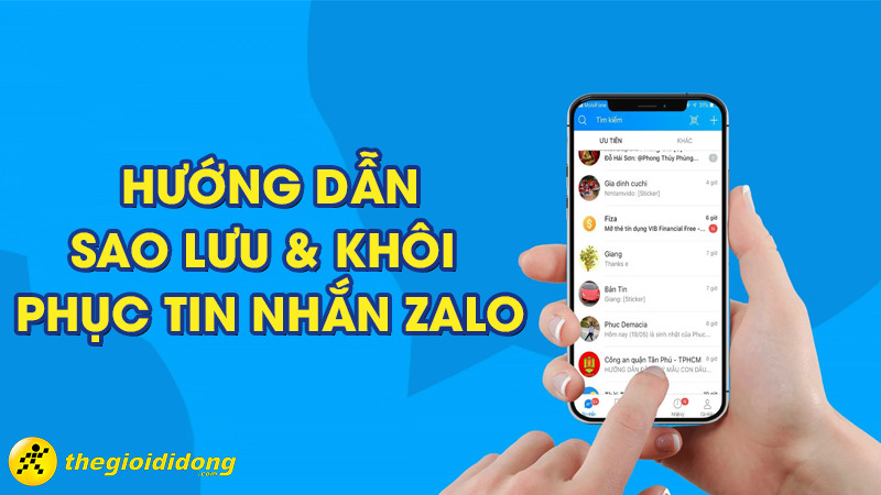 Hướng dẫn sao lưu và khôi phục tin nhắn Zalo