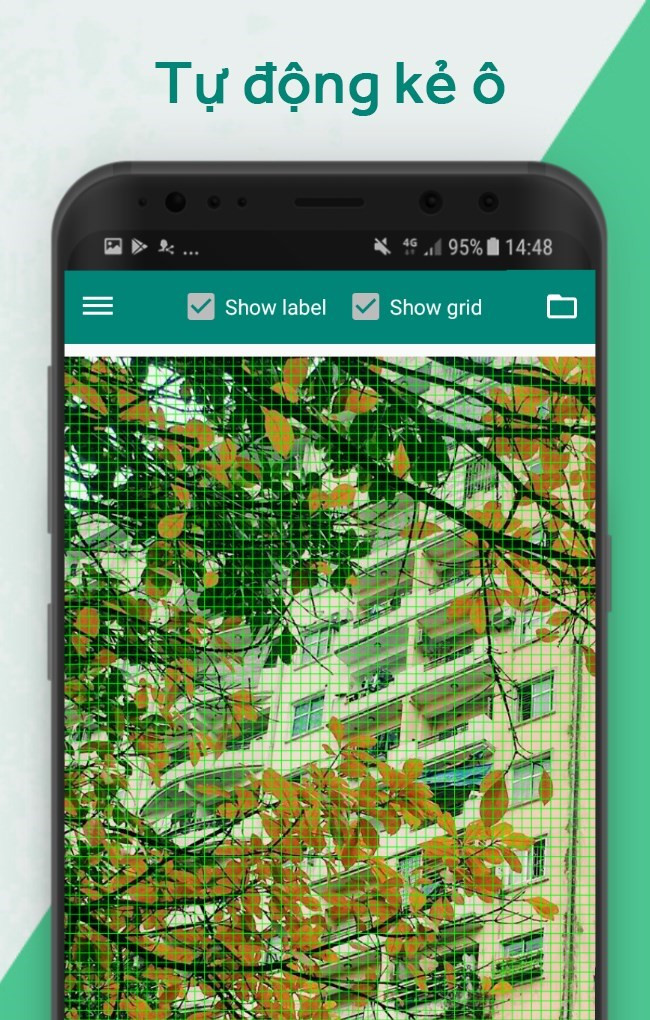 Kẻ ô tự động trên hình ảnh