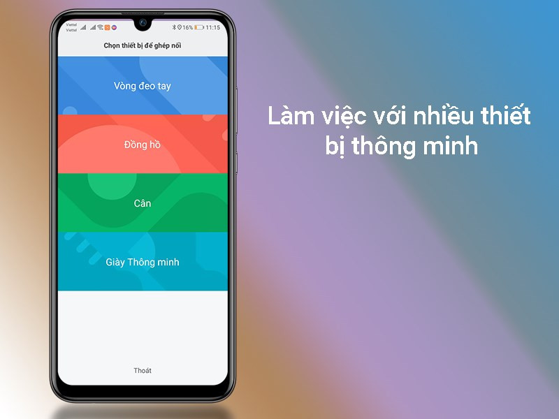 Kết nối Mi Fit với thiết bị thông minh