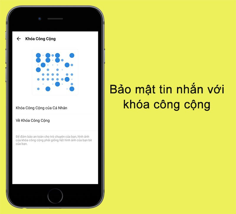 Khóa công cộng trên ứng dụng KaKaoTalk