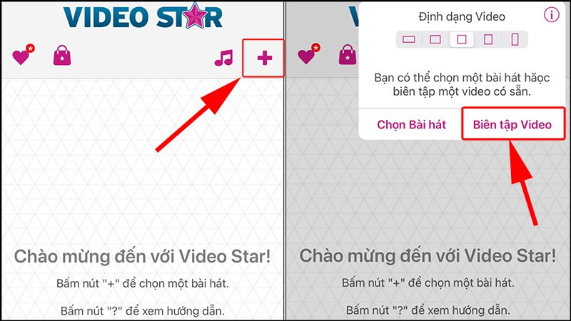 Khởi động Video Star