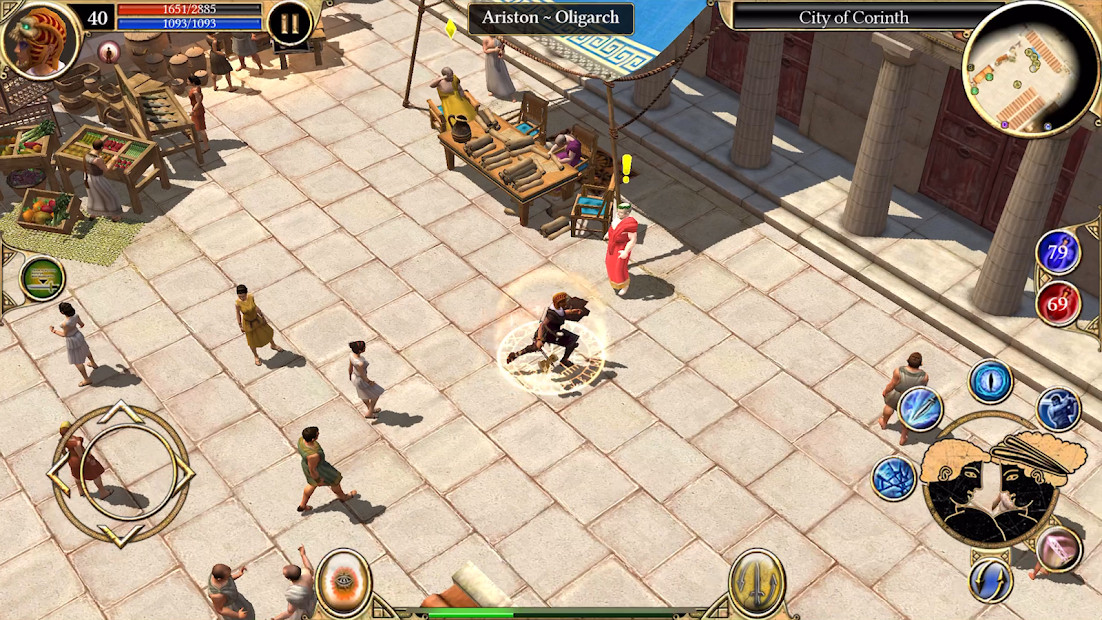 Khung cảnh trong game Titan Quest