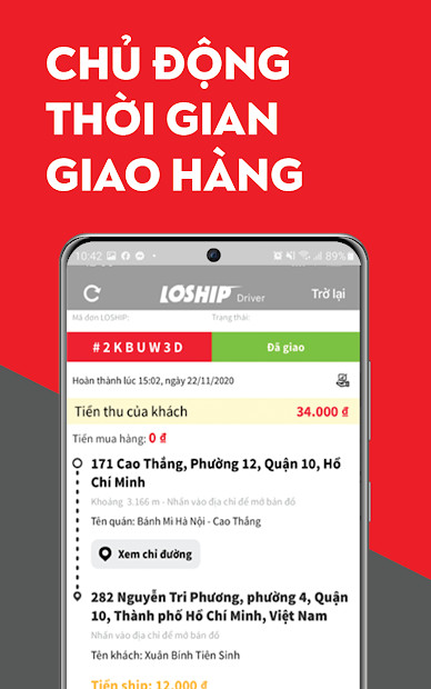 Loship - Chiến binh: App ship đồ vạn năng cho tài xế