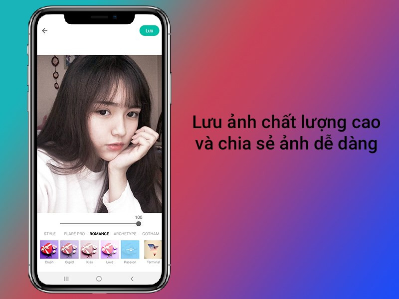 Lưu và chia sẻ ảnh chất lượng cao