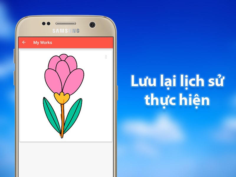 Lưu và chia sẻ tác phẩm