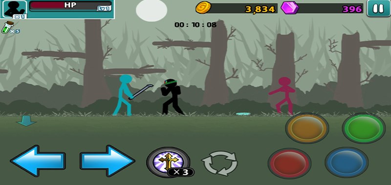 Màn hình chơi game Anger of Stick 5: Zombie