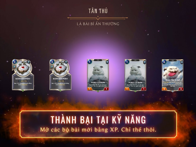 Màn hình chơi game Huyền Thoại Runeterra