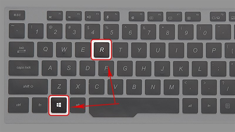Mở hộp thoại Run bằng phím tắt