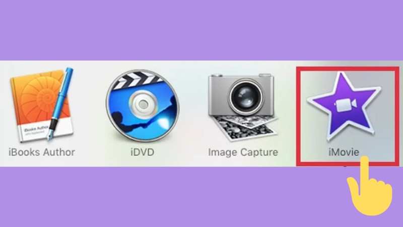 Mở iMovie trên máy tính