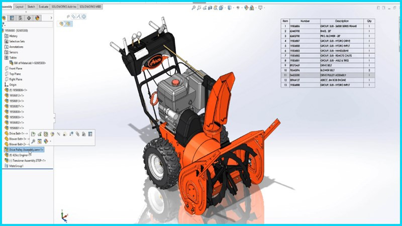 Mô phỏng sản phẩm với Solidworks