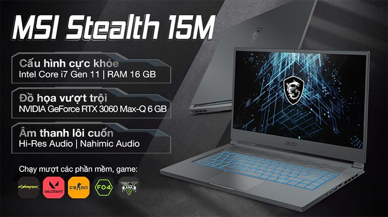 MSI Gaming Stealth 15M A11UEK i7&nbsp;