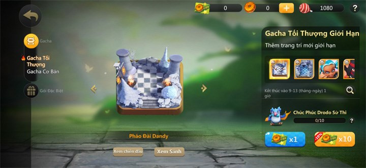 Mua bàn cờ Auto Chess VNG