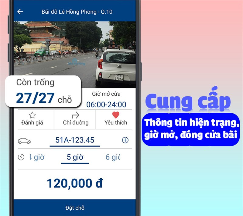 MyParking Viettel Business Solutions Corporation cung cấp đầy đủ các thông tin về bãi đỗ xe