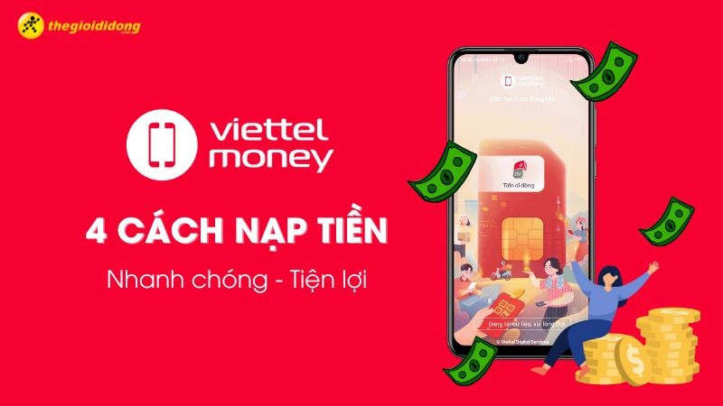 Nạp tiền vào Viettel Money