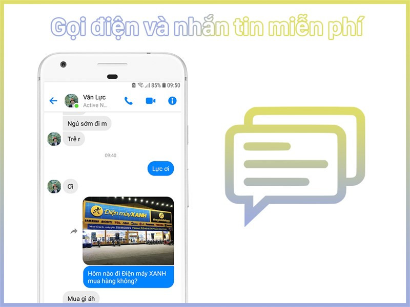 Nhắn tin và gọi điện miễn phí