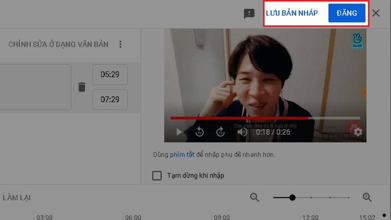 Hướng Dẫn Chèn Phụ Đề Cho Video YouTube Chi Tiết Nhất