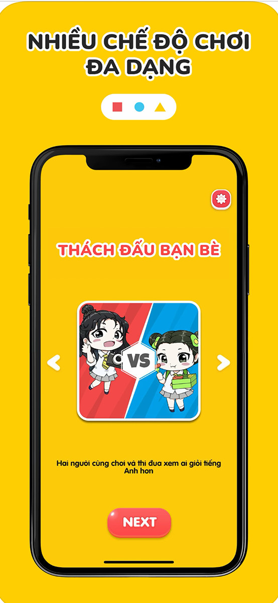 Nhiều chế độ chơi th&aacute;ch đấu game tiếng Anh