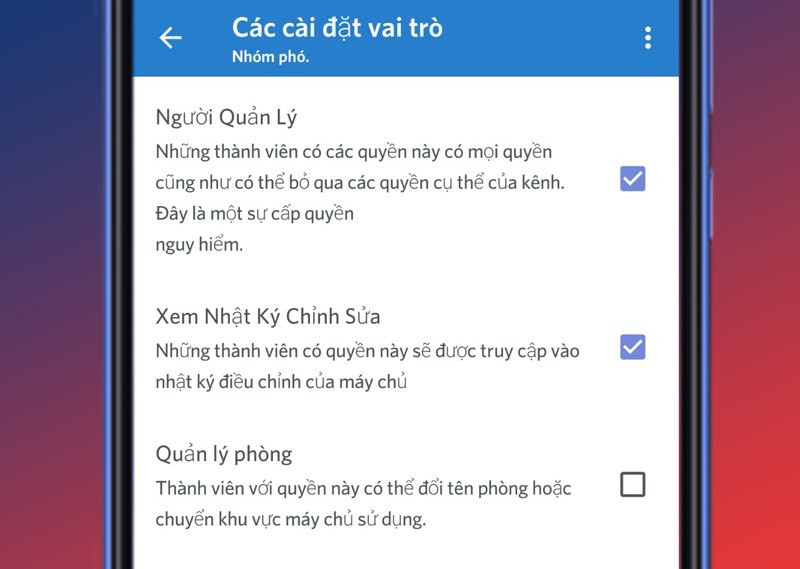 Quản lý server Discord