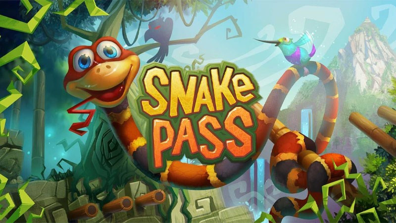 Rắn Noodle và chim ruồi Doodle trong game Snake Pass