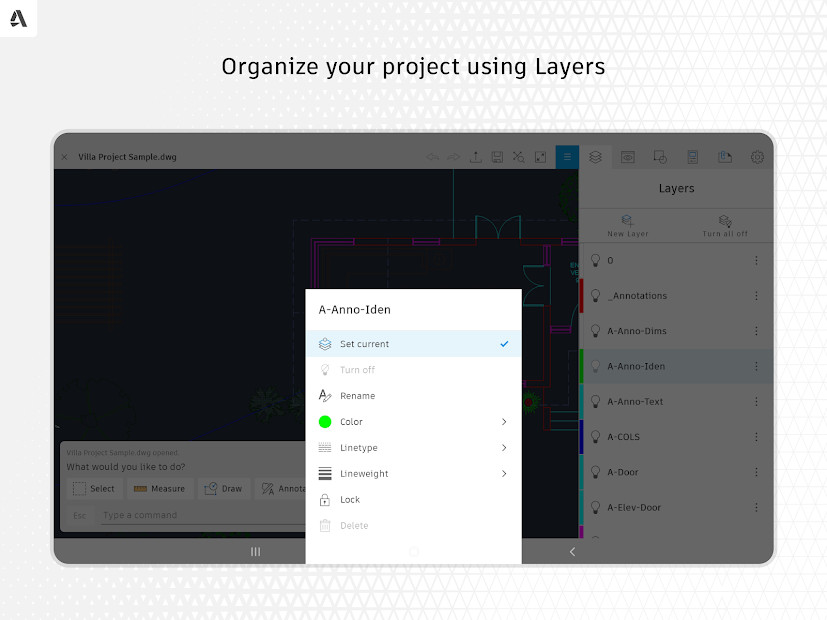 Screenshots AutoCAD - DWG Viewer & Editor