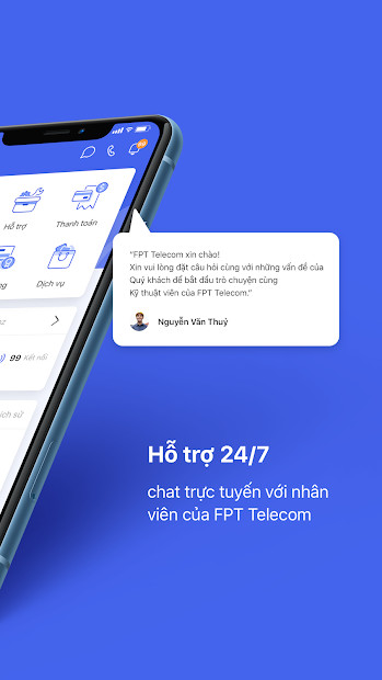 Screenshots Hi FPT: Quản lý, đặt lịch sửa chữa mạng FPT online