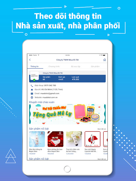 Screenshots iCheck Scanner đánh giá sản phẩm