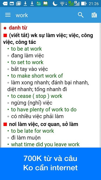 Screenshots Từ Điển Anh Việt - Dict Box: Phần mềm tra từ điển chính xác