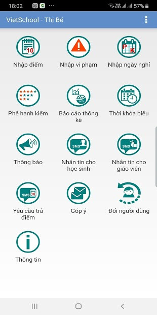 Screenshots Ứng dụng VietSchool: Tra cứu điểm, kết quả học tập, sổ liên lạc điện tử