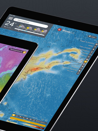Screenshots Windy.com - Dự báo, radar thời tiết, giám sát cơn bão
