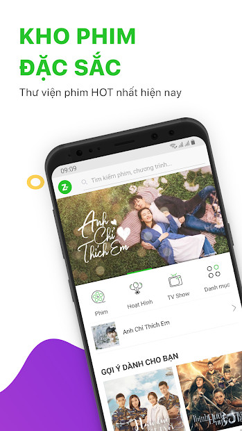 Screenshots Zing TV – Xem phim mới HD