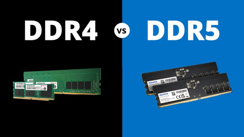 So sánh hiệu năng DDR4 vs DDR5