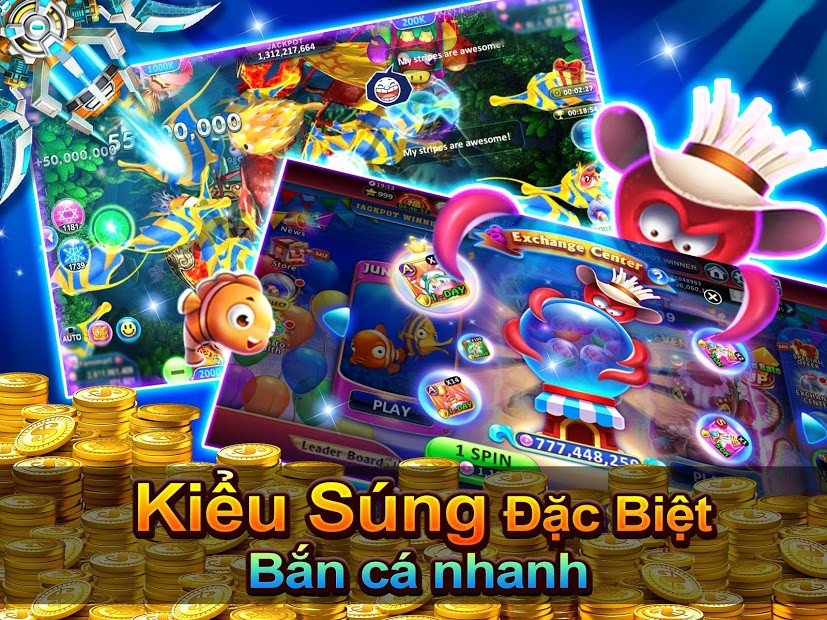 Súng bắn cá trong Thợ Săn Cá - Slots Game