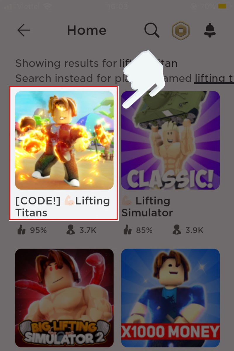 Hướng Dẫn Nhập Code Lifting Titans Trong Roblox Mới Nhất