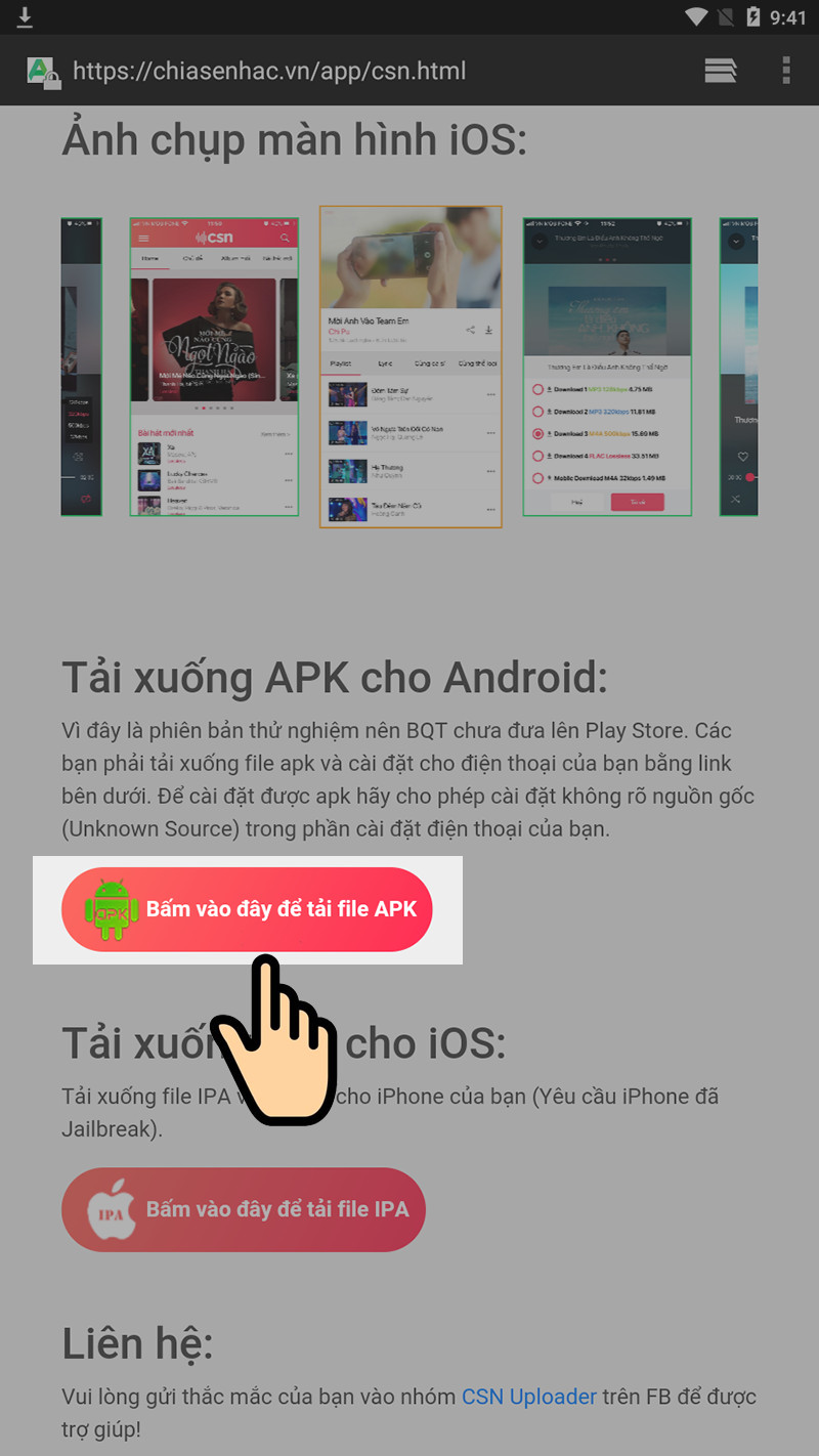 Tải app Chia Sẻ Nhạc