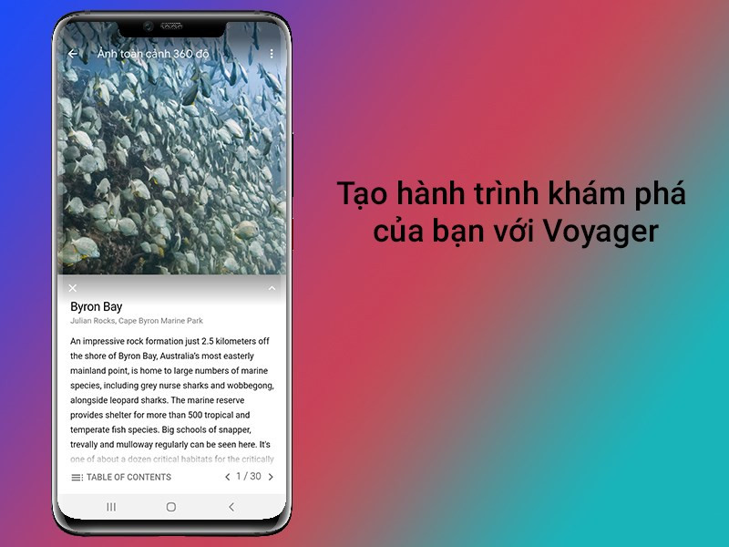 Tạo h&agrave;nh tr&igrave;nh kh&aacute;m ph&aacute; của bạn với Voyager