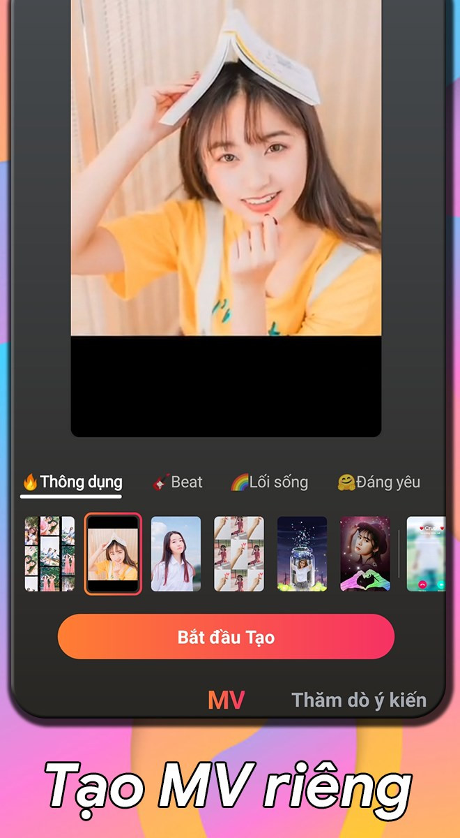 Tạo MV dễ d&agrave;ng