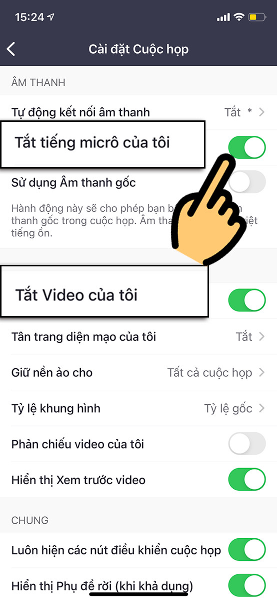 Tắt mic tr&ecirc;n Zoom