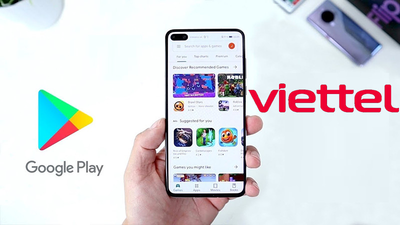 Thanh toán Google Play bằng sim Viettel