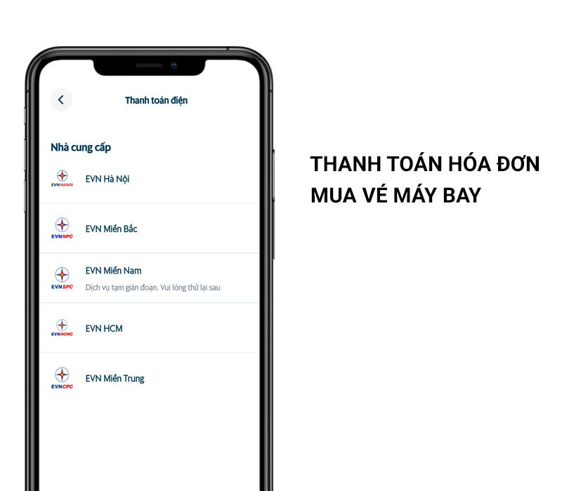 Thanh toán hóa đơn đa dạng