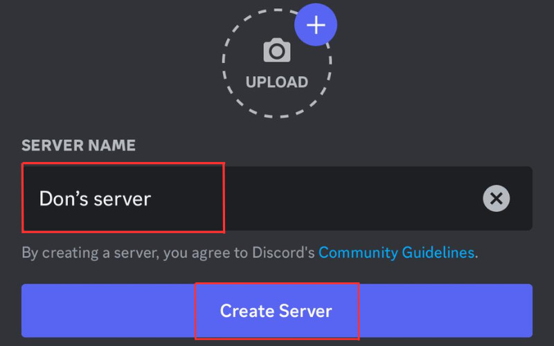 Thiết lập Server Discord