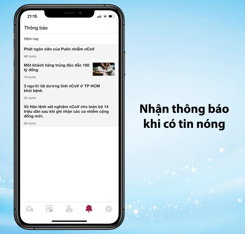 Thông báo tin tức VnExpress